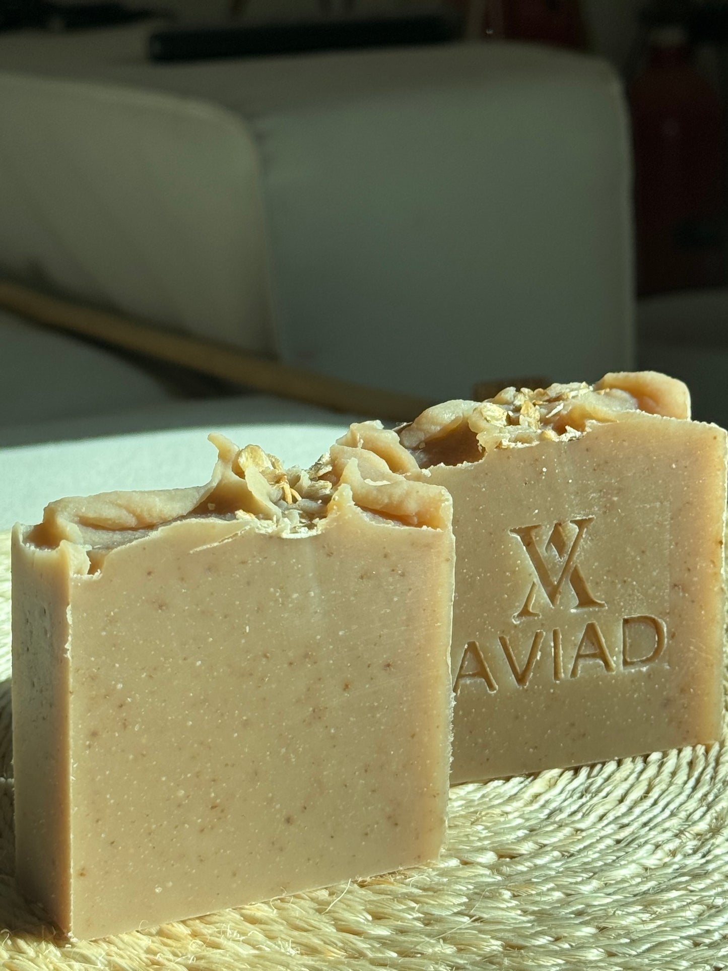 Honey Oatmeal Soap with Coconut Milk
