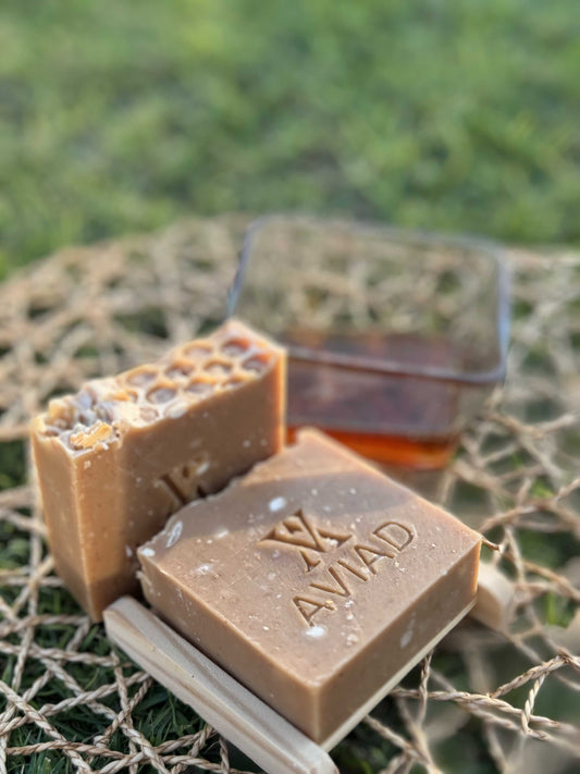 Honey Oatmeal Soap with Coconut Milk