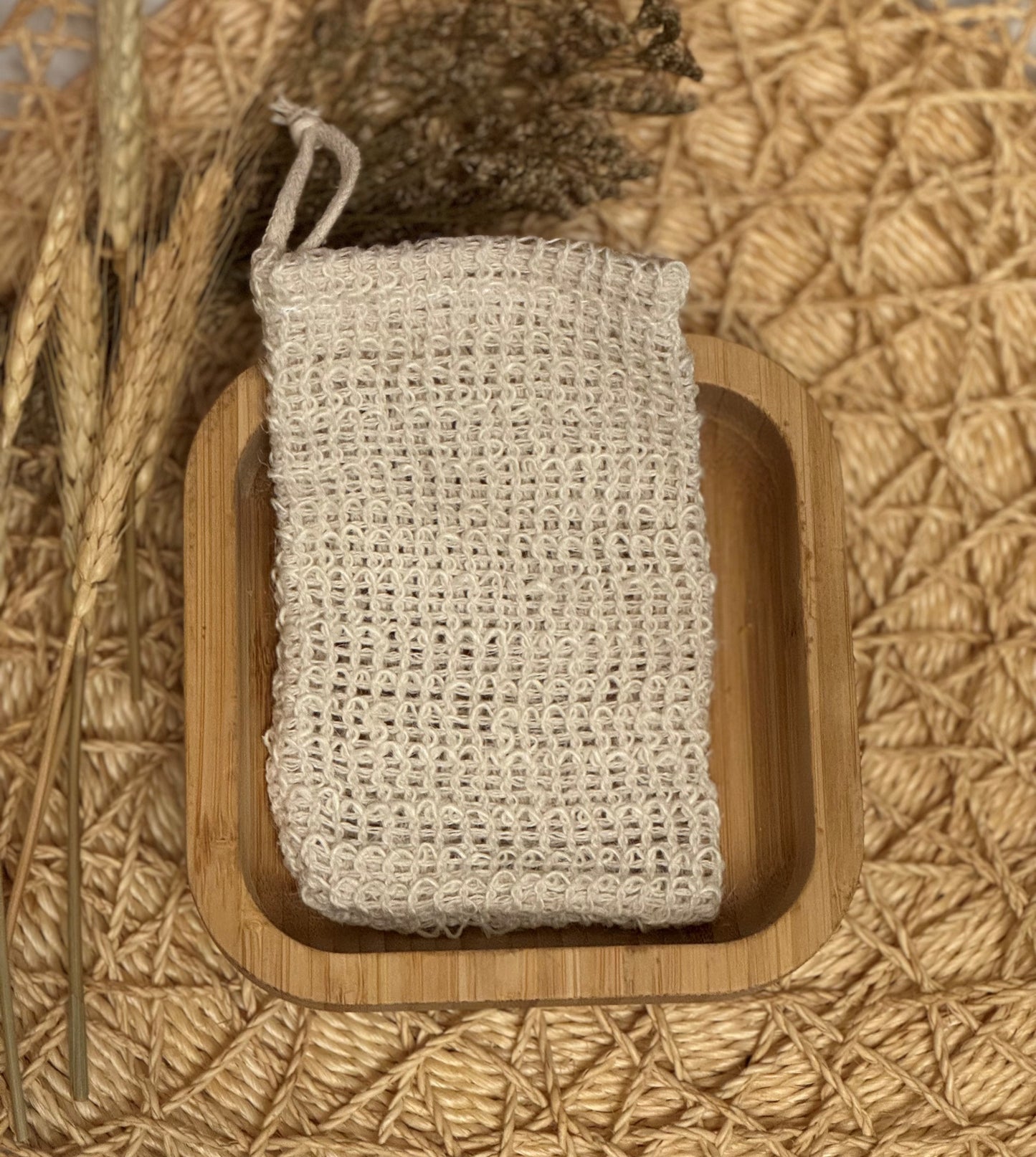 Natural Sisal Soap Bag