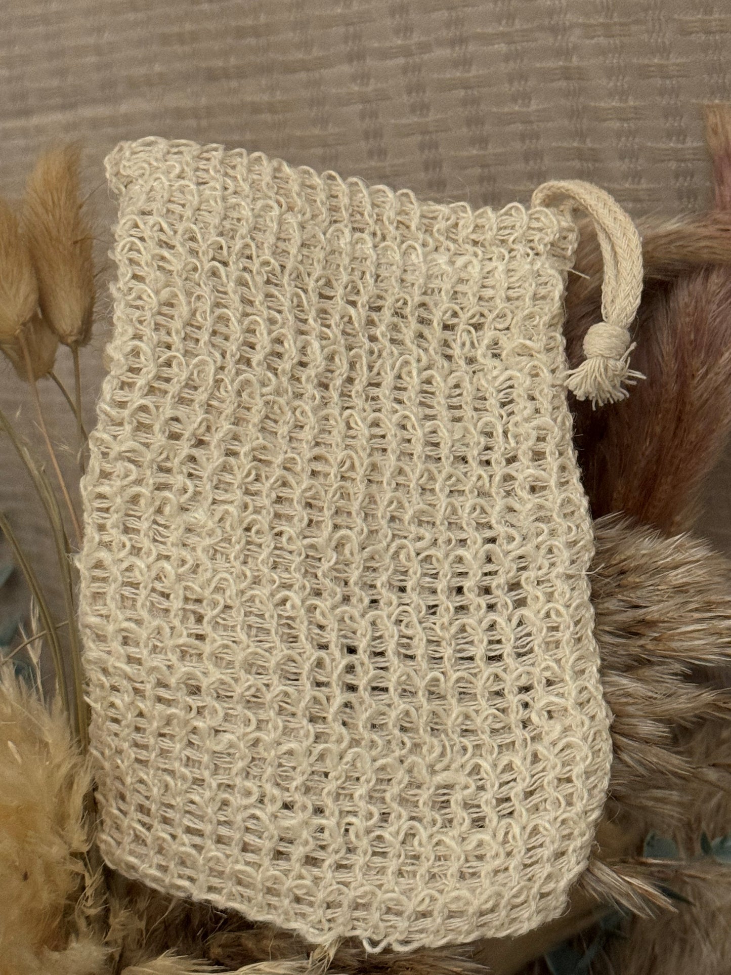 Natural Sisal Soap Bag